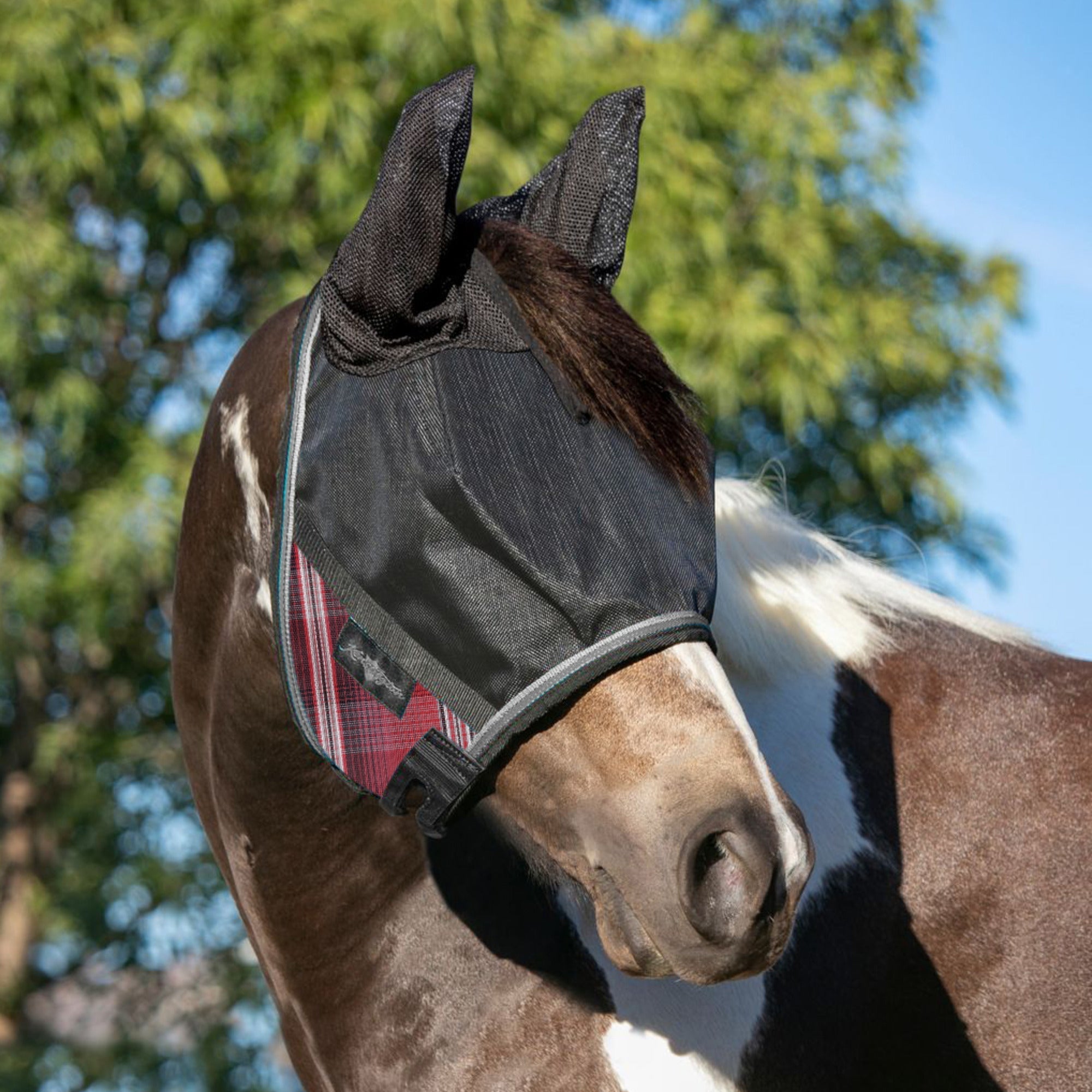 90% UV Fly Mask CatchMask UViator - Soft Mesh Ears & Forelock Opening - Kensington Protective Products - Equiluxe Tack