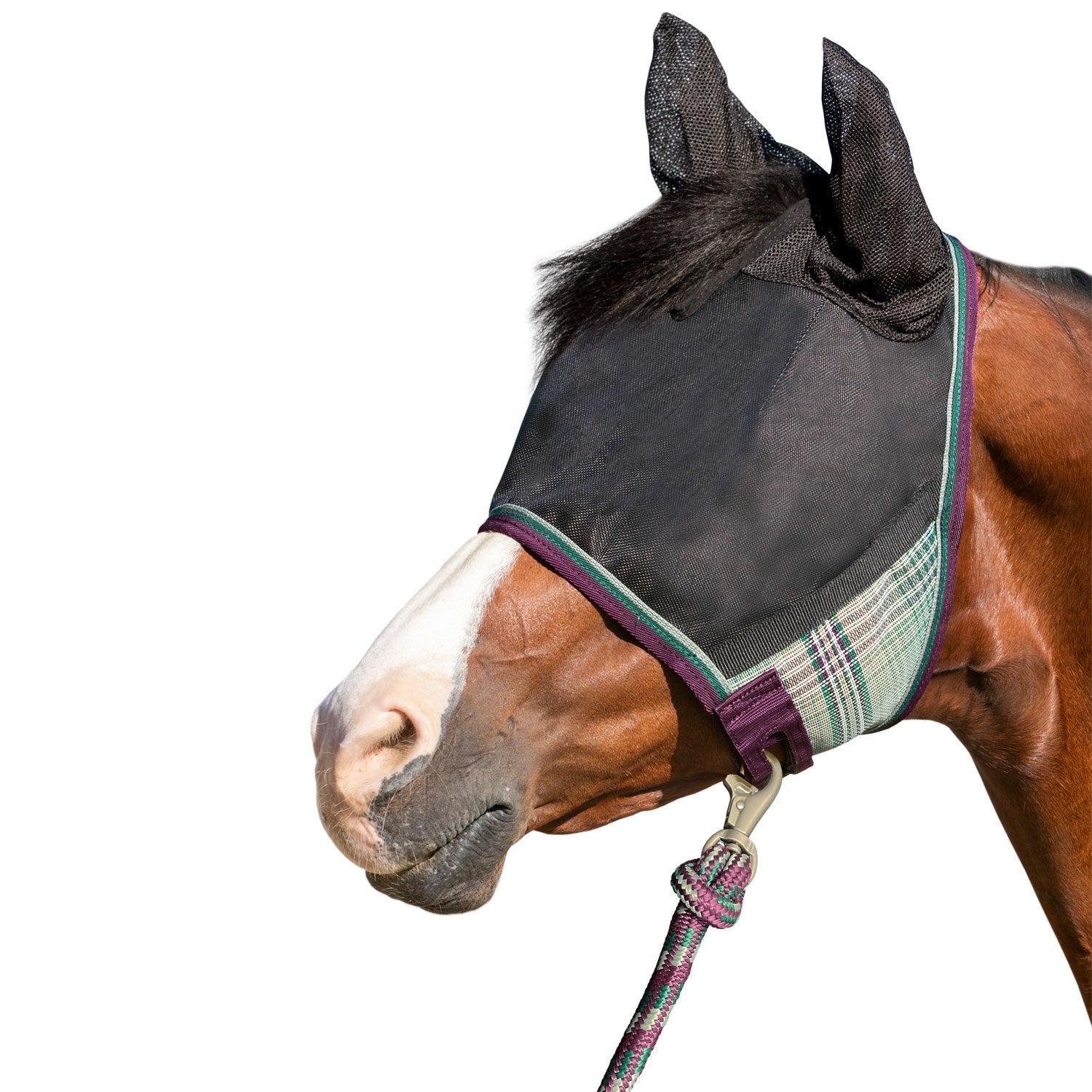 90% UV Fly Mask CatchMask UViator - Soft Mesh Ears & Forelock Opening - Kensington Protective Products - Equiluxe Tack