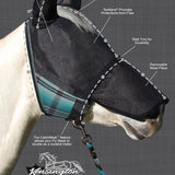 90% UV Fly Mask CatchMask UViator - Soft Mesh Ears, Removable Nose & Forelock Opening - Kensington Protective Products - Equiluxe Tack