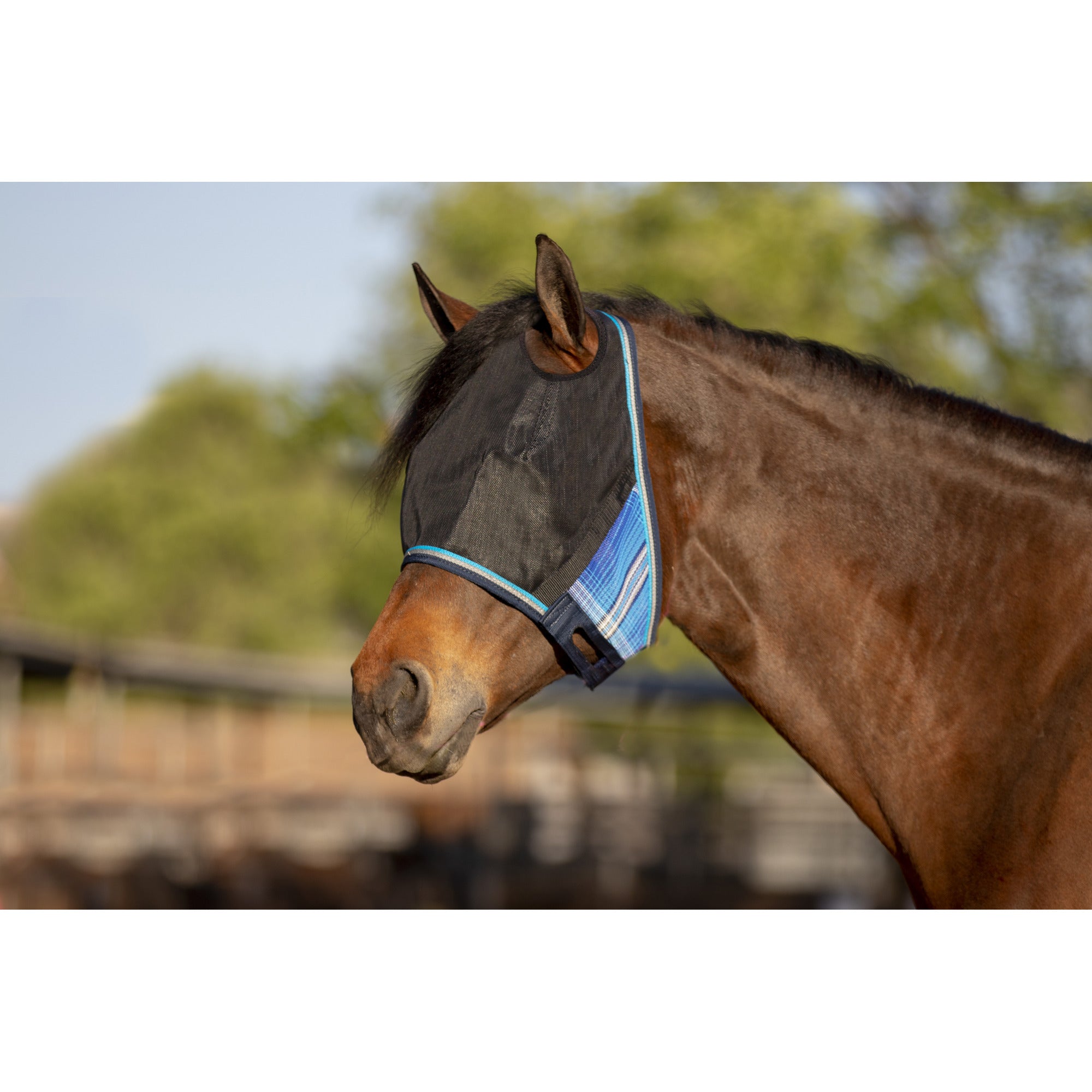 90% UV Fly Mask CatchMask UViator - without Ears & Forelock Freedom - Kensington Protective Products - Equiluxe Tack