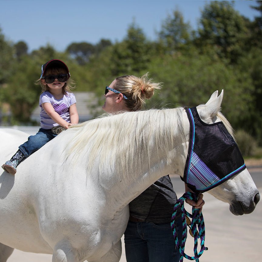 90% UV Fly Mask CatchMask UViator - without Ears & Forelock Freedom - Kensington Protective Products - Equiluxe Tack