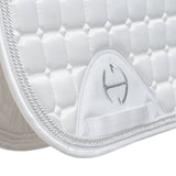 Halter Ego Satin Classic Dressage Saddle Pad - White