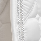 Halter Ego Satin Classic Dressage Saddle Pad - White
