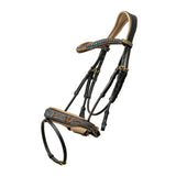 Halter Ego Aspen Leather Snaffle Bridle with Removable Flash
