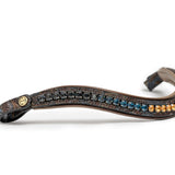 Halter Ego Aspen Leather Snaffle Bridle with Removable Flash