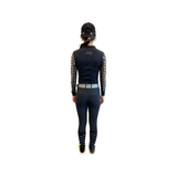 American Equus HoofBeats Long Sleeve Sun Shirt - Black