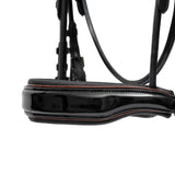 Halter Ego The Aachen Rolled Black Patent Leather Double Bridle