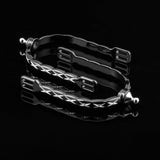 American Equus Quik-X Slim Interchangeable English Spurs - Crystal X's Edition