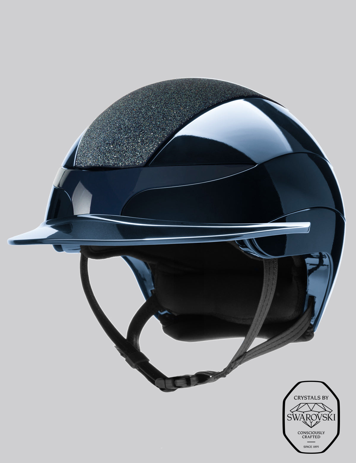 Equiline XANTO Helmet with Swarovski Top – Standard Visor