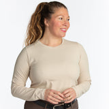 Hannah Childs Harper Perforated Long Sleeve Tech Tee