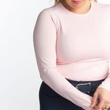 Hannah Childs Harper Perforated Long Sleeve Tech Tee