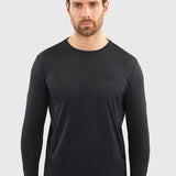 Harcour Bluveo Mens Long Sleeve Crew Neck Exercise Shirt