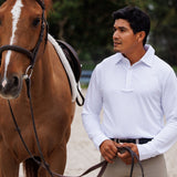 Essex Classics Cambridge Men's Long Sleeve Show Shirt - White