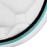 Majyk Equipe White Classica Cotton Euro Saddle pad