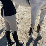 Majyk Equipe Leather Equitation Tendon Boot with Impact Protective Removable Liners (Buckle Closures)
