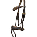 Halter Ego Aspen Leather Snaffle Bridle with Removable Flash
