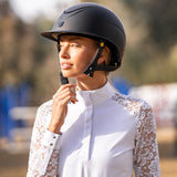 Hannah Childs Jaclyn Lace Long Sleeve Show Shirt 2.0