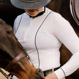 Hannah Childs Constance Scallop LS Show Shirt