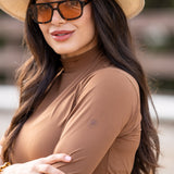 Hannah Childs Farrah Turtleneck Training Top