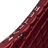 Halter Ego Satin Classic Jump Saddle Pad - Crimson Rose