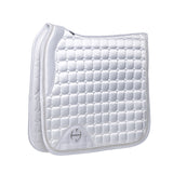 Halter Ego Satin Classic Dressage Saddle Pad - White