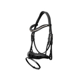 Halter Ego Valentina Black Patent Sparkle Snaffle Bridle