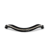 Halter Ego Valentina Black Patent Sparkle Snaffle Bridle