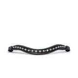 Halter Ego Ocala Black Patent Leather Snaffle Bridle With Removable Flash