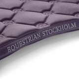 Equestrian Stockholm Dressage Saddle Pad Dark Violet