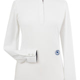 Essex Classics Tricolor Ladies Talent Yarn Straight Collar Long Sleeve Show Shirt