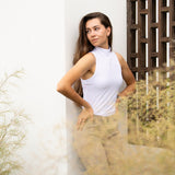 Equisite 'Blaire' Perforated Sleeveless Shirt
