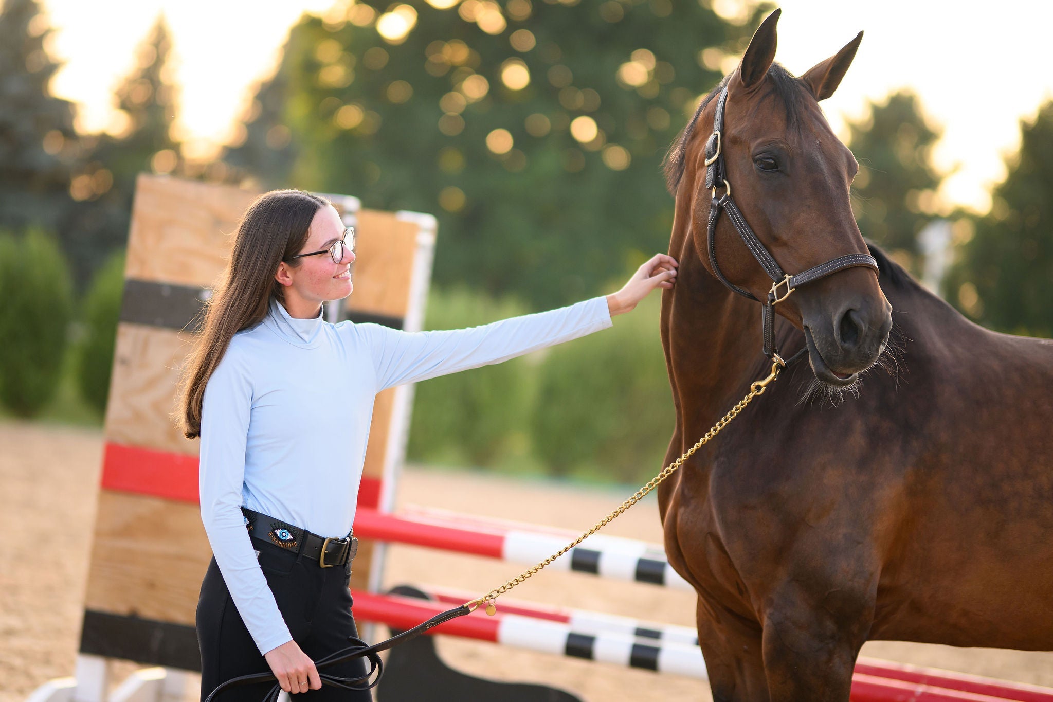 Euphoric Equestrian Otto Turtleneck Stable to Sky collection