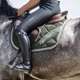 Sage Green Suede Saddle Pad Set