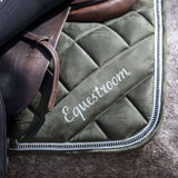 Sage Green Suede Saddle Pad