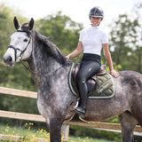 Sage Green Suede Saddle Pad