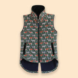 Rönner Florence Barn Vest | Victory Print | Sage
