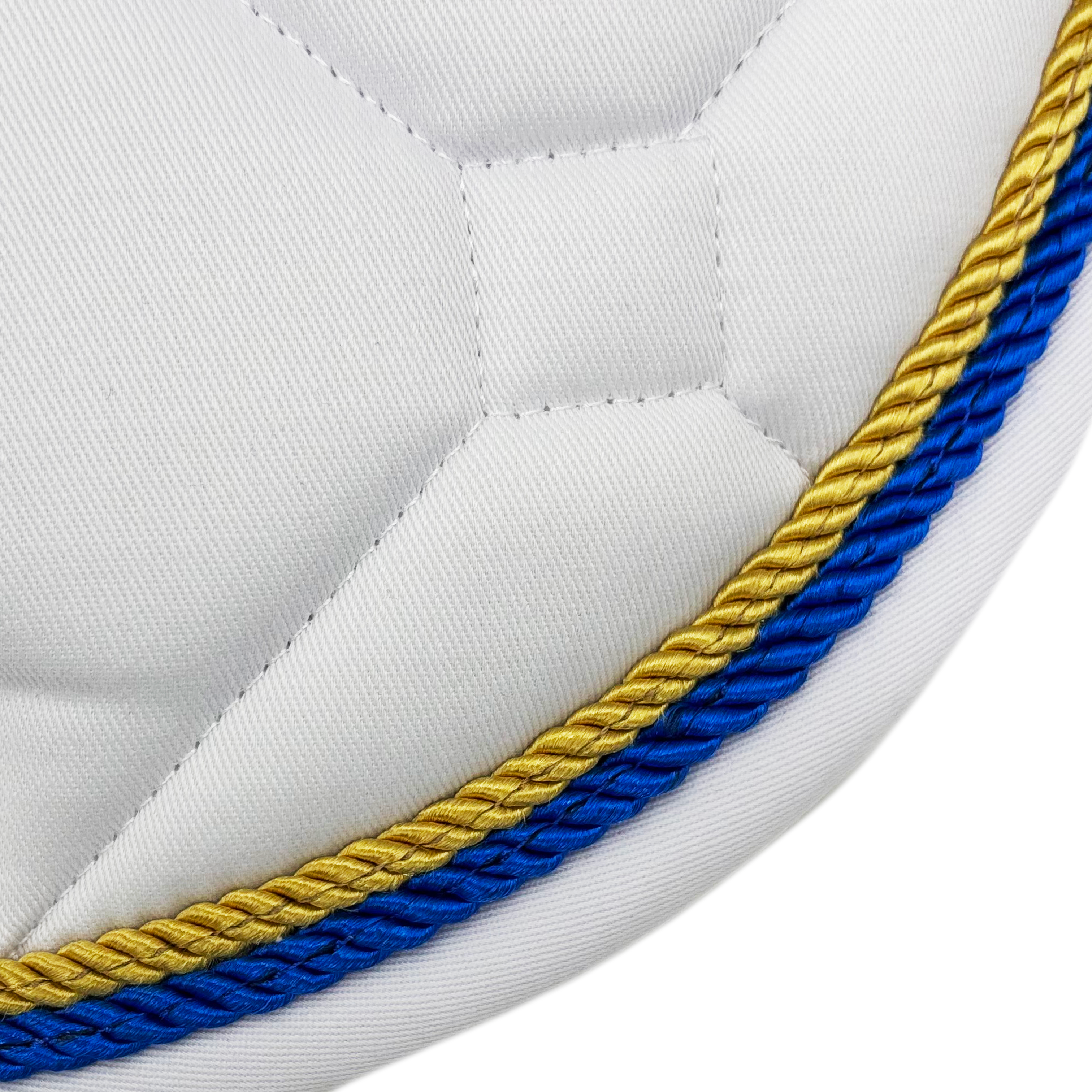 Majyk Equipe White Classica Cotton Euro Saddle pad