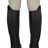 Grand Prix Elite Leather Kids Half Chaps, Black
