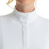 Hannah Childs Shelby Ruffle Long Sleeve Show Shirt