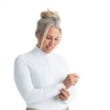 Hannah Childs Shelby Ruffle Long Sleeve Show Shirt
