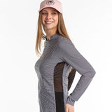 Hannah Childs Janelle Long Sleeve Mesh Tee