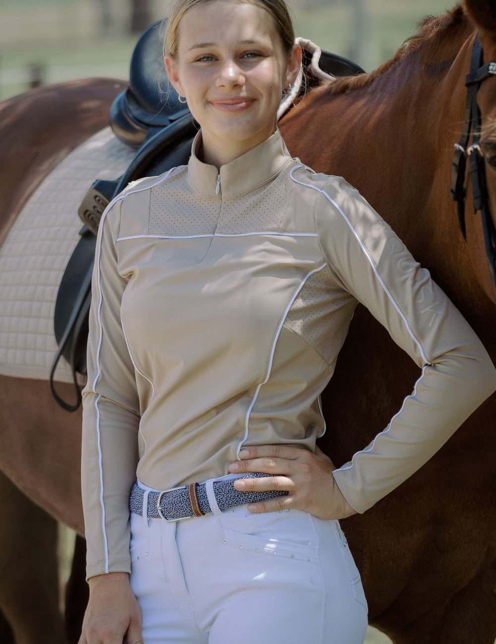 Equisk RideStraight ATHLETIX Shirt - Improve Your Riding Posture