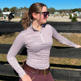 The Proper Fox Burgundy Plaid Sun Shirt