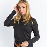 Hannah Childs Harper Perforated Long Sleeve Tech Tee