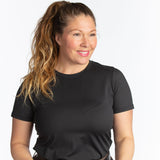 Hannah Childs Maddy Perforated Short Sleeve Tech Tee