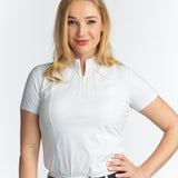 Hannah Childs Raya Crystal Short Sleeve Show Shirt