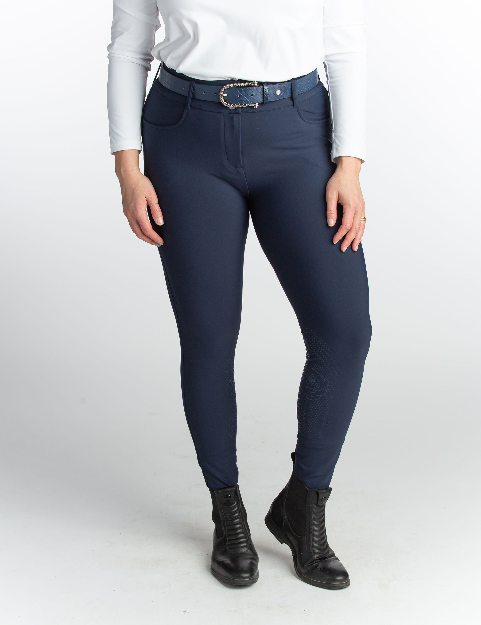 Hannah Childs Ramy High Rise Knee Patch Breech
