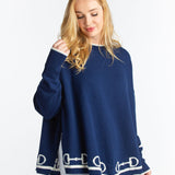 Hannah Childs Kristina Bit Poncho with Sleeves