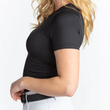 Hannah Childs Maddy Perforated Short Sleeve Tech Tee