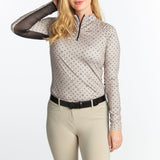 Hannah Childs Naomi Long Sleeve Zip Top